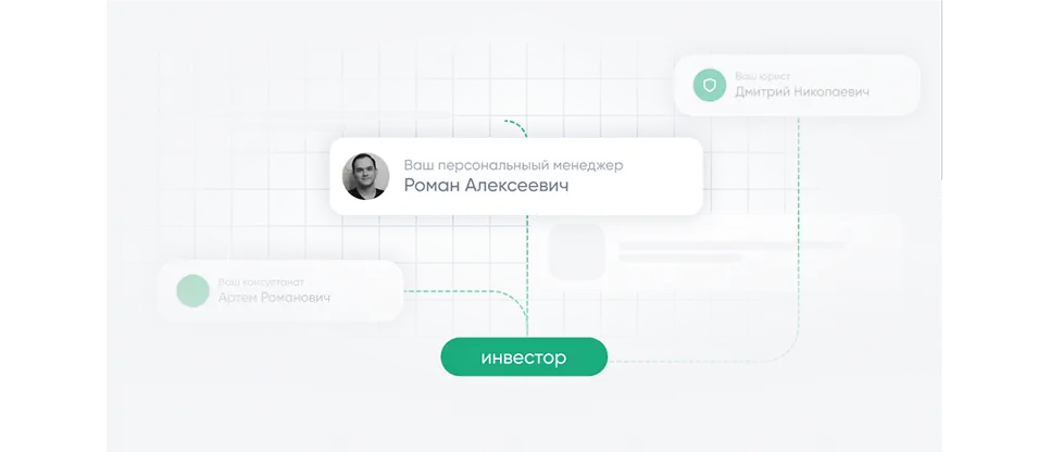 Доступ к закрытому
чату инвесторов